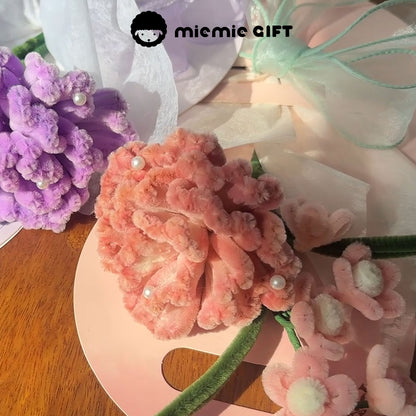 Kit de bricolage pour bouquet de fleurs avec cure-pipes
