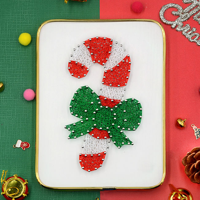 Get creative this holiday season with our Christmas DIY Gift 3D String Painting Kit! This all-in-one package includes colorful strings, vibrant nails, a hammer, and a photo frame, along with easy instructions. Perfect for crafters of all levels, this engaging project lets you create unique, personalized decorations that will impress friends and family. Add a touch of handmade charm to your celebrations!
