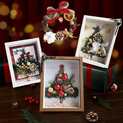 Unleash your creativity this holiday season with our Christmas Tree DIY Photo Frame Material Kit! Perfectly sized at 7 inches, this kit includes everything you need to craft a delightful, personalized photo frame that captures your favorite festive memories. Join family and friends for a fun and memorable DIY project, and make this Christmas truly special with a unique decoration that showcases your cherished moments!